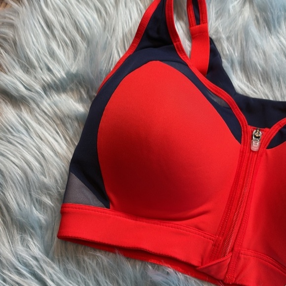 NWT Champion Motion Control Zip Sports Bra sz 34DD - Picture 3 of 10